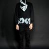mirror shark attack l/s tee,shark attack scarf