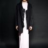 oversized windbreaker jacket,long turtleneck halter dress