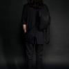 long back turtleneck tee,wanderlust bag,scuba trousers
