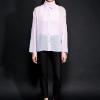 sheer l/s long back top,scuba trousers