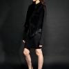 raw shearling vest