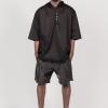 hooded baseball tee,eye heart u cap,nylon walking shorts