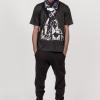 hieroglyph graffiti head/neck scarf